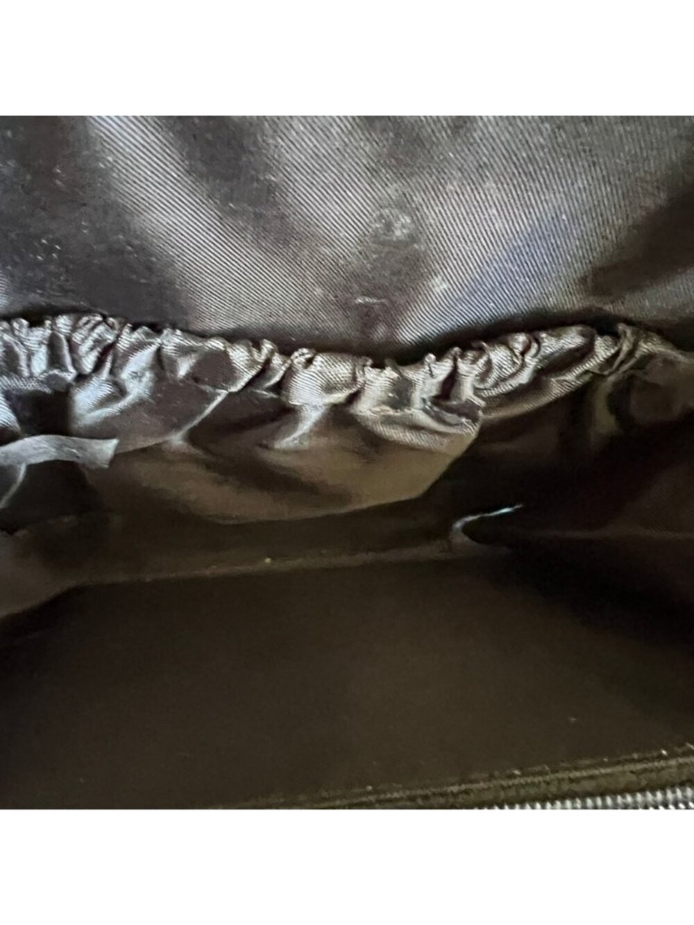 Black Faux Leather Crossbody Bag With Adjustable Strap & Spacious Interior - Picture 4 of 4